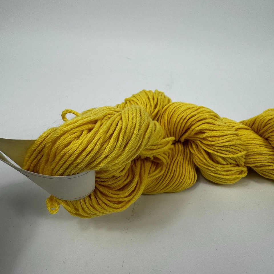 Hilos Elite Clásicos Cerro Amarillo 7112 Algodón Alpaca #4 Tejido Peorrado Crochet Foto 3 de 4