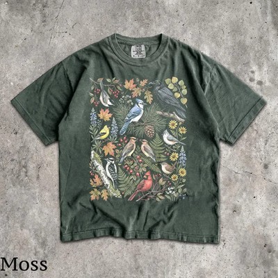 Cottagecore Birds Nature Whimsical Comfort Tee