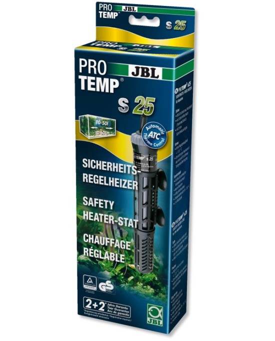 Chauffage de précision JBL ProTemp S 25W anti-brûlure pour nano-aquarium