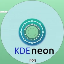 Latest New Release KDE Neon Linux OS Operating System for PC on DVD