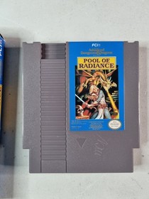 Advanced D&D: Pool of Radiance (Nintendo NES) CIB Complete Box Manual Reg Card