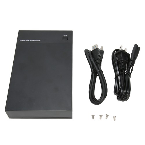 USB3.0 To HDD Enclosure UASP High Speed Auto Sleep LED Indicator Hard D NEW - Afbeelding 5 van 12