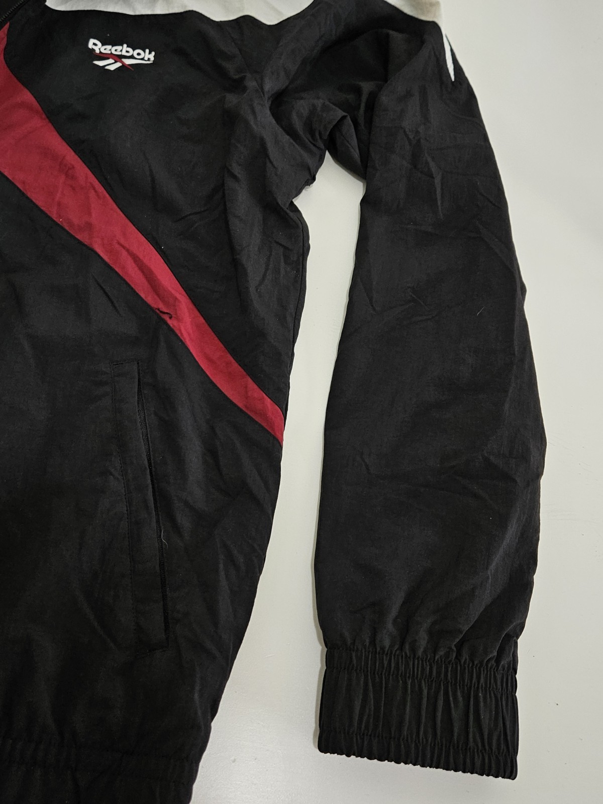 Reebok Classics Vector Track Jacket Black White R… - image 8