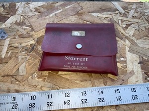 Starrett No S 565 Set Drive Pin Punches Lot Of 8