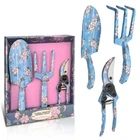 Garden Tool Set, 3 Piece Floral Gardening Tools for Women, Aluminum Gardening...