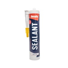 WHITE & CLEAR FlexyFix Sealant 290ml by Rewmar-Indoor & Outdoor Use-Box of 12