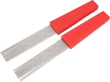 2PCS Metal Comb Guiro Scraper, Latin Percussion Scraper Stainless Steel Guiro Sc