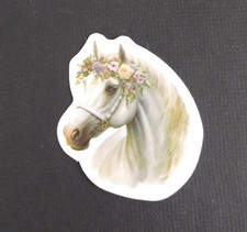 Beautiful Wild Stallion Horses Sticker 1.5" x 1.38" AG