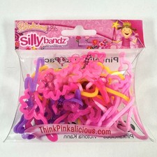 Sillybandz Pinkalicious 24 Pack Shaped Silicone Bracelets NEW