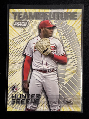 2022 Stadium Club #TOF-20 Team of the Future Hunter Greene Cincinnati Reds
