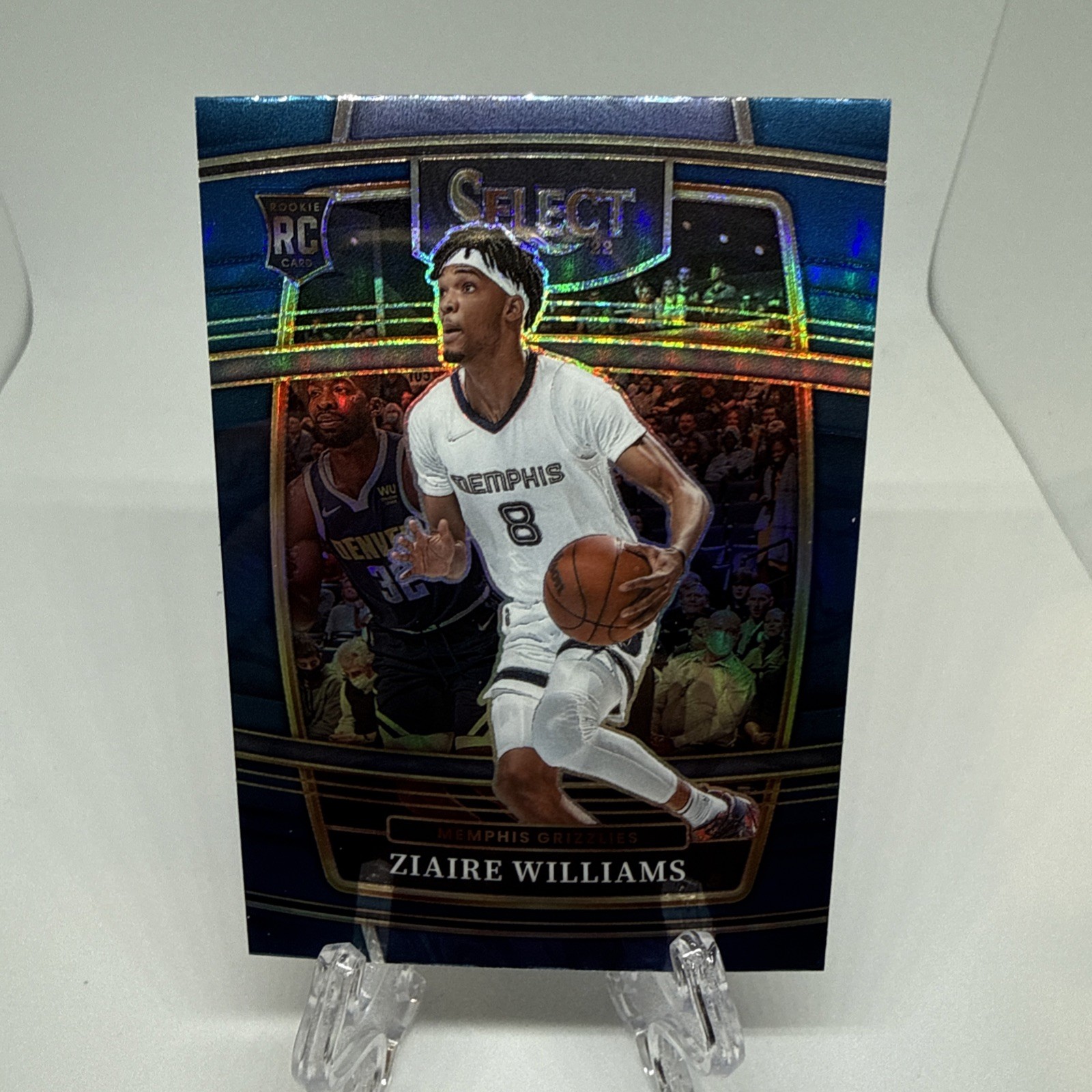 2021-22 Panini Select - Concourse Ziaire Williams #86 Blue Prizm (RC)