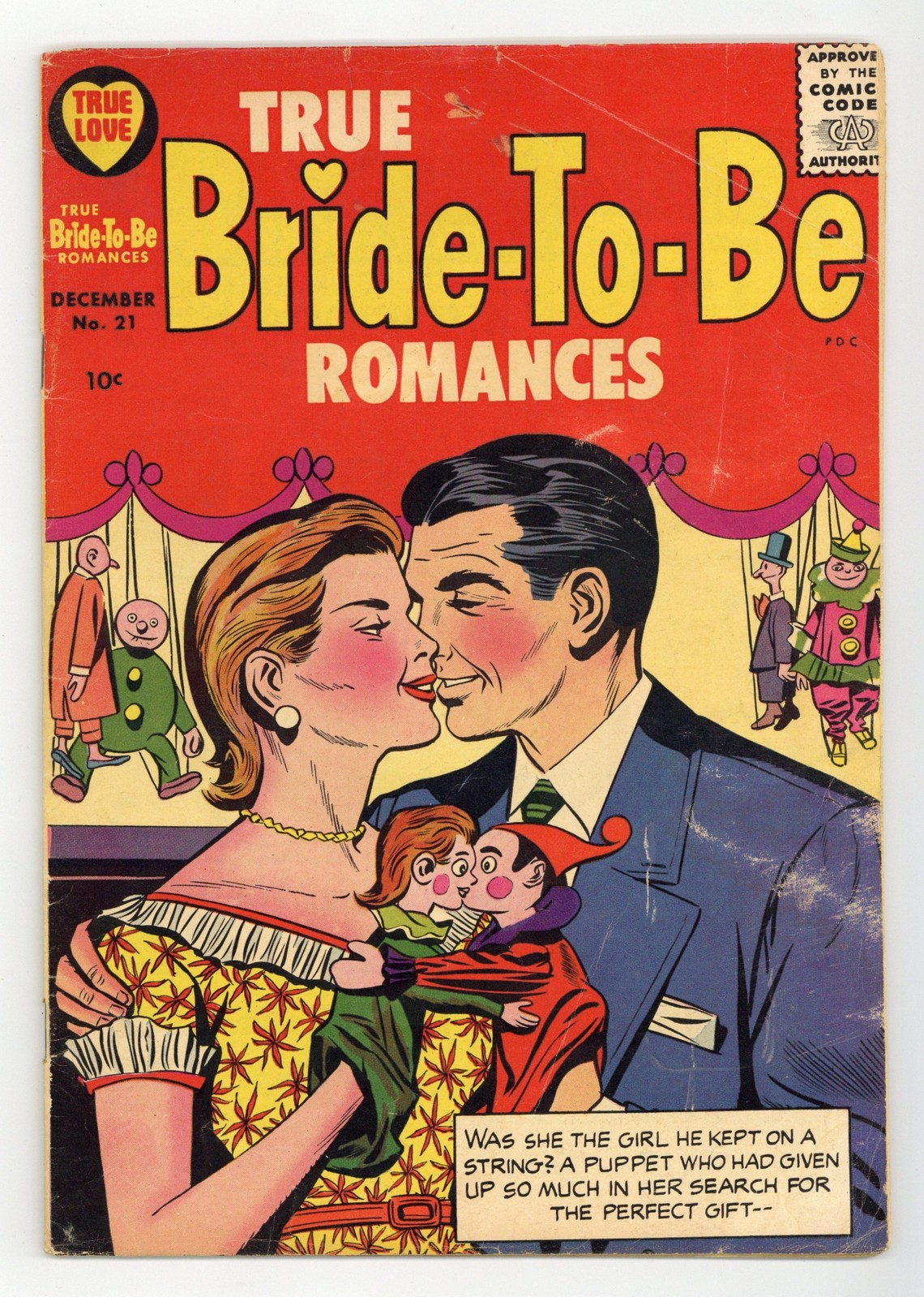 True Bride to Be Romances #21 en muy buen estado - 3,5 1956