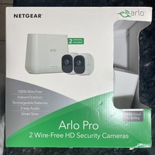 Arlo Pro Wireless Home Security Camera 2 Camera Kit White VMS4230-100NAS 