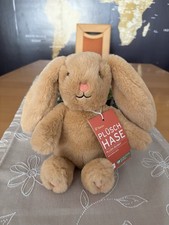 💕Kuscheltier Schmusetier TCM Hase Plüsch Hase Bunny braun Herznase 💕 NEU