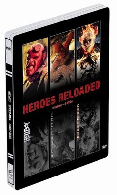Heroes Reloaded: Spider-Man - Hellboy - Ghost Rider (Steelbook) DVD