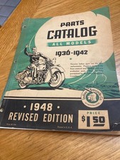 Indian Motorcycle Parts Catalog 1930-1942 ( 1948 Revised Edition