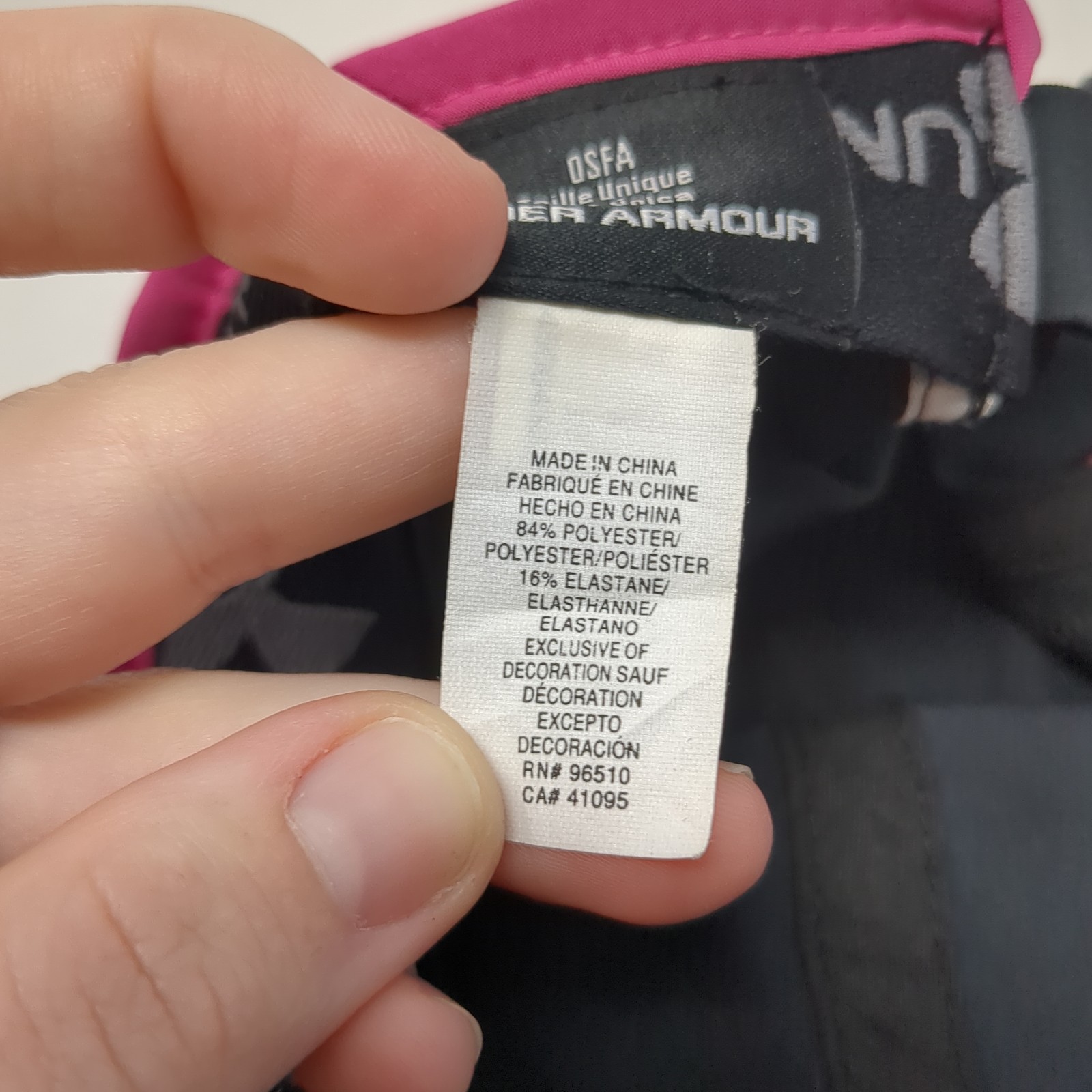 Under Armour Coldblack Strapback Baseball Cap Bla… - image 10