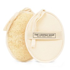 2 PCS Natural Egyptian Bath Loofah Sponge Exfoliating Body Scrubber 7x5.25