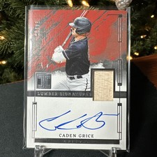 74/99 CADEN GRICE LUMBER AUTO 2024 Panini Impeccable #ILS-CG DIAMONDBACKS !!!!!!