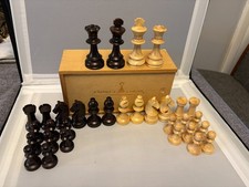 Chavet Chess Set Ref B.204 Original Box Complete King 83mm Made In France no 4