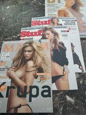 Lot 4 Joanna Krupa Magazines No Labels ~  Maxim/Stuff 2006 - Very Sexy!!