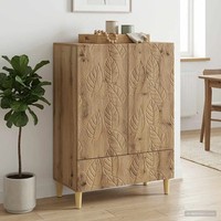 Sideboard Artisan-Eiche 66 X 34,5 X 95 Cm Holzwerkstoff Wohnzimmer