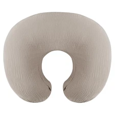 Muslin Nursing Pillow Cover Soft 100% Cotton Feeding Pillow Slipcover Fits Stand