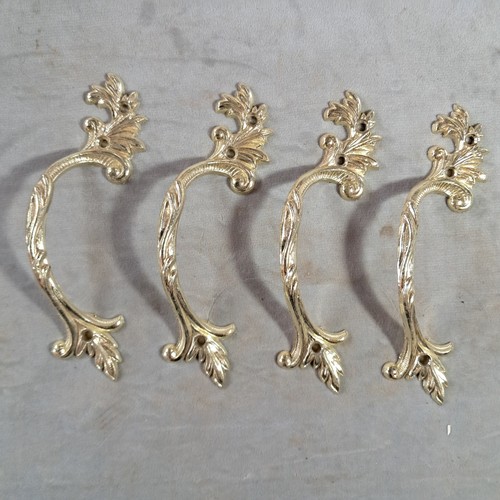 Vintage Drawer Handle Bundle, Mixed Ornate (from salvage & some unused) - Picture 10 of 14
