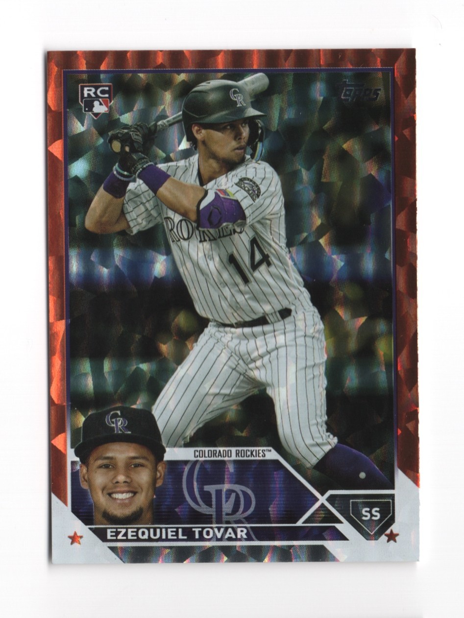 2023 Topps Series 2 - Ezequiel Tovar #651 Orange Foil /299 (RC)