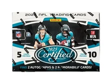 2025 Panini Certified Football HOBBY BOX Factory Sealed 2 Auto 2 Relics