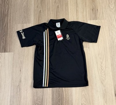 Adidas Beijing 2008 Olympic Games Black Polo Men s L Official Licensed Product
