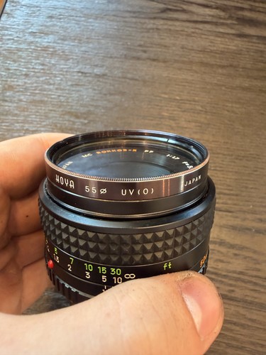 Minolta MC Rokkor-X PF 50mm f/1.7 Manual Focus For Minolta MC/MD CLEAN Glass