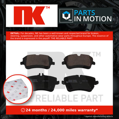 Brake Pads Set fits MERCEDES C220 S203 2.1D Front 06 to 07 NK 0034202520 Quality