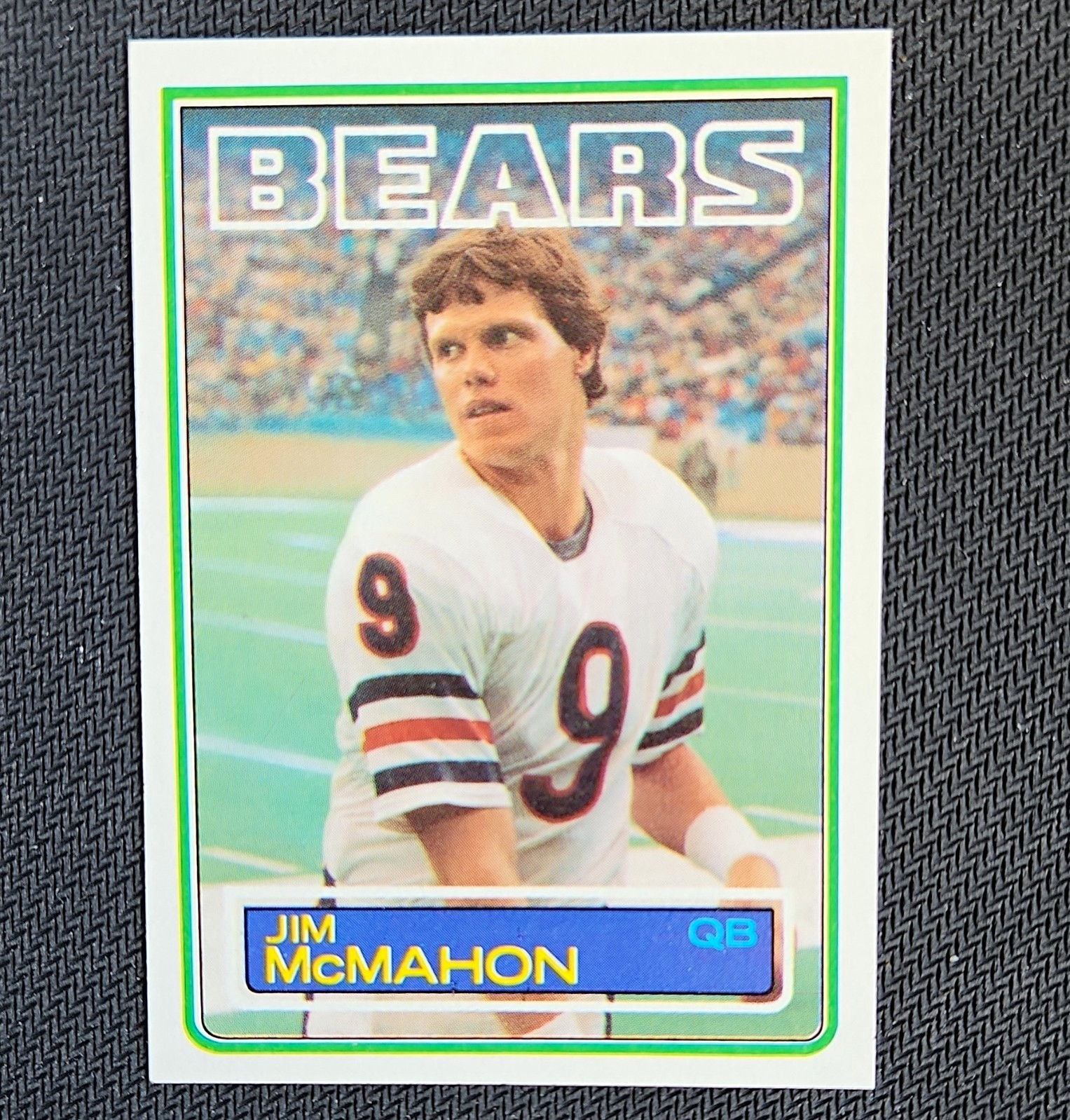 Topps 1983 Jim McMahon Chicago Bears Star Rookie RC Football Card #33