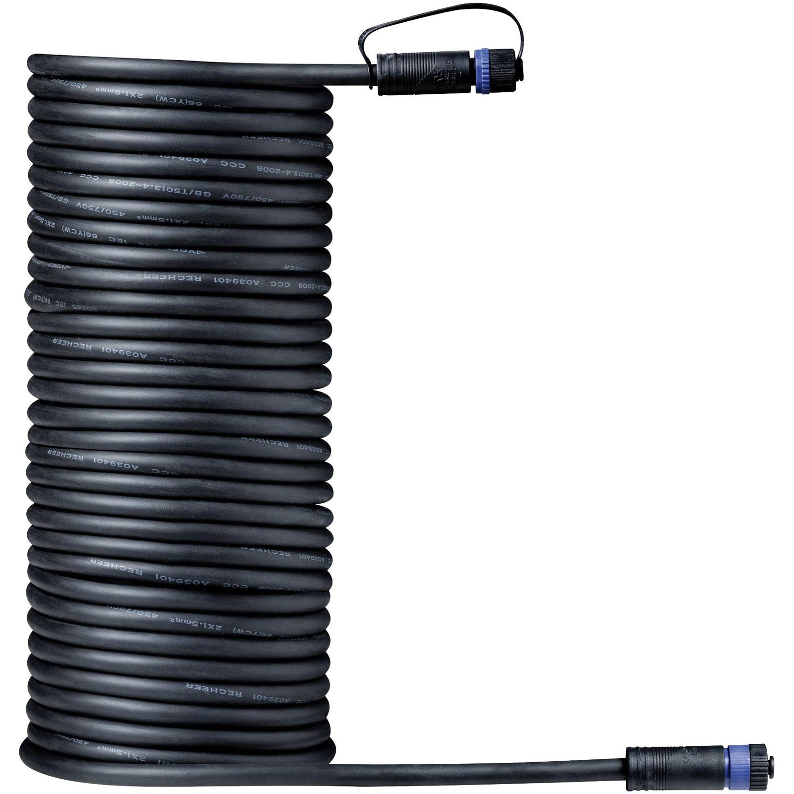 Paulmann Plug&Shine Cable 150W Black IP68 10m max 2 extra lights