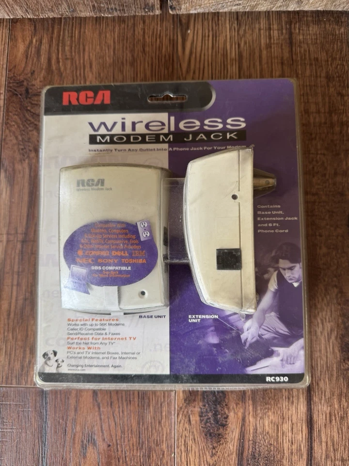 RCA RC930 Wireless Modem Jack System *NEW* - Image 2 of 4