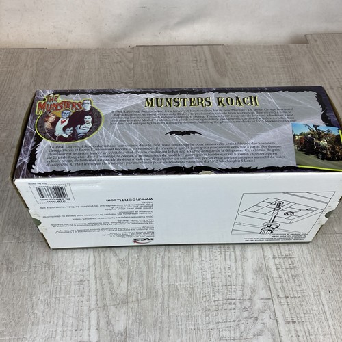 SIGNED Barris MUNSTERS KOACH 1:18 Scale Die Cast Metal 2004 Ertl Please Read - Picture 15 of 15