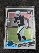 2023 Donruss Optic Tyree Wilson Rated Rookie #262 Raiders RC Football Card. rookie card picture