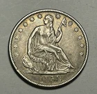 1858 O SEATED LIBERTY HALF DOLLAR XF-AU