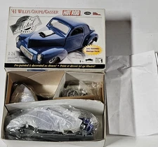 Testors Racing Champions ‘41 Willys Coupe GASSER Metal Body Model Kit #7163 1/24
