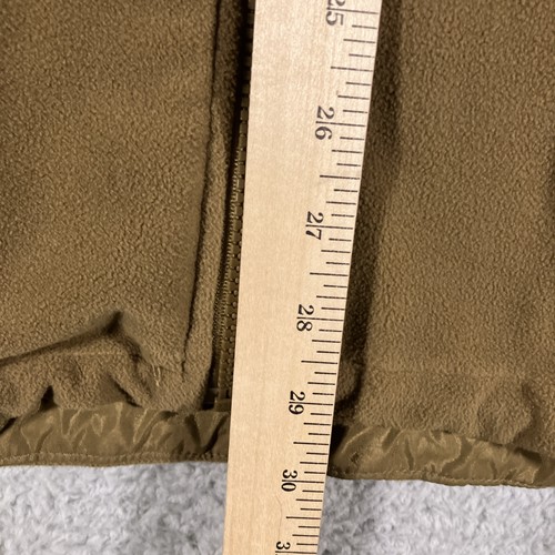 USGI US Navy Working Uniform Parka Liner Large Coyote Brown Type II/III Fleece - Picture 8 of 14