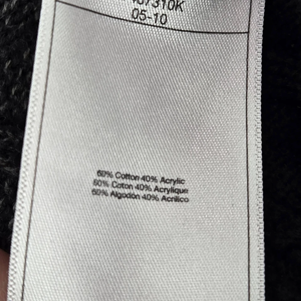 Sudadera Roxy Mujer L Negra Rayas Botón Manga Larga Y2K Foto 4 de 4