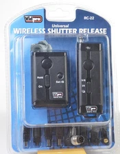 VidPro Universal wireless shutter release f/many DSLR camera models-NEW & SEALED