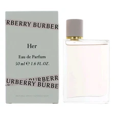 Burberry Her Eau De Parfum Spray Perfume for Women 1.6 Oz/ 50 ml / NEW IN BOX