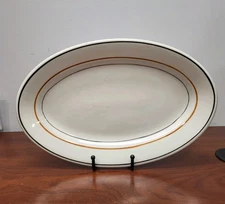 D.E. McNicol Pottery  14 x 9 Platter  LIBERTY VITRIFIED Albert Pick Barth & Co.