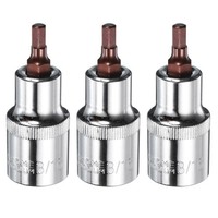 "3X 3/16\" Sechskant-Bit 1/2\" Vierkant S2 & CR-V Stahl RatschenschlüSsel-Bits Set"