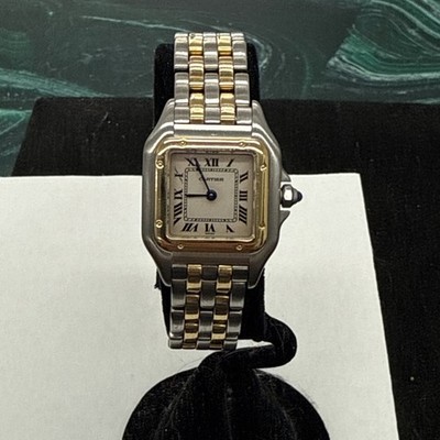 Cartier Panthere 1120 Ladies  2-Tone  Steel & Gold Watch