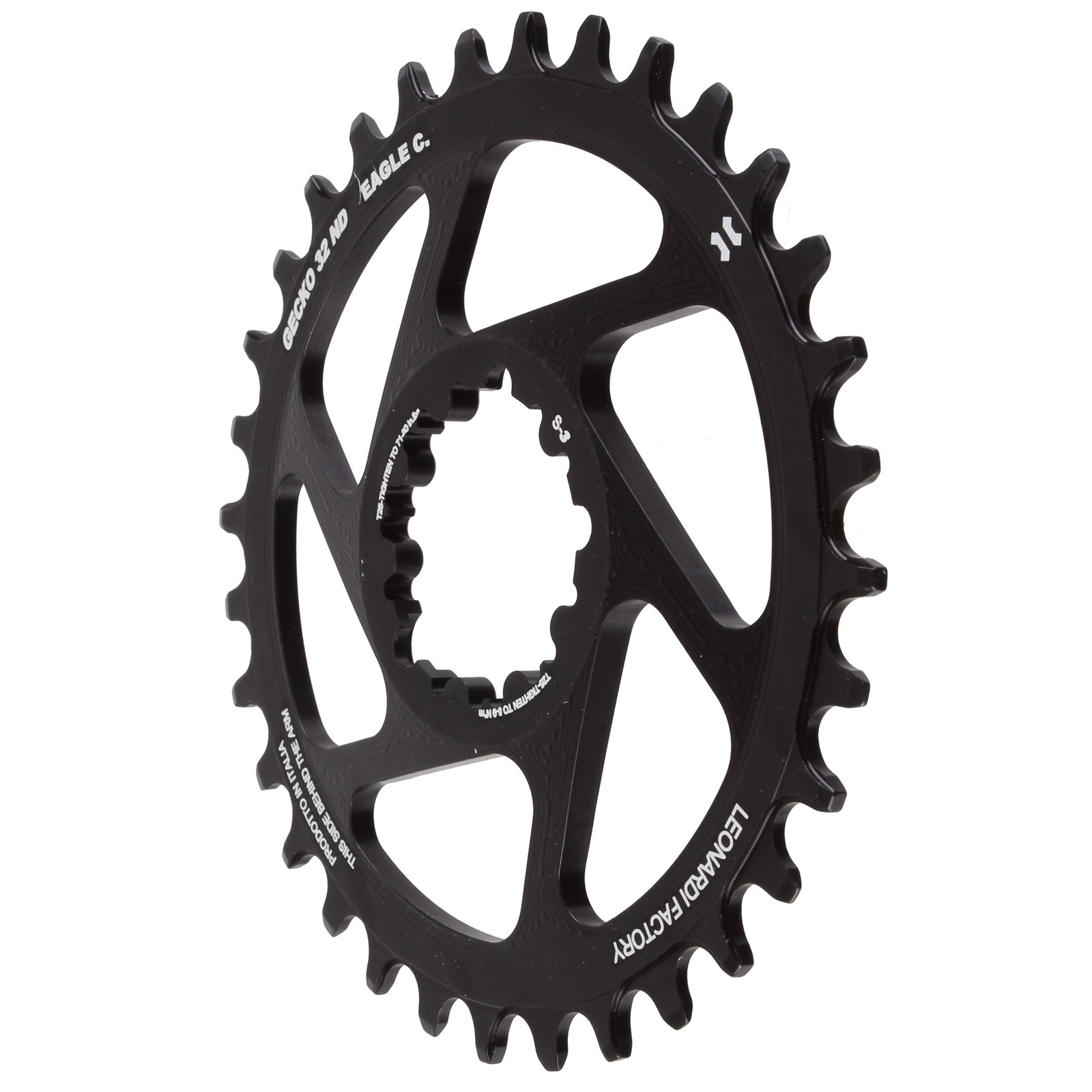 Цепное кольцо Leonardi Gecko Boost 32T с прямым креплением - 7076 T6 обработанное ЧПУ 14790₽