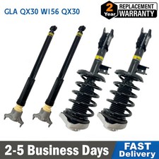 4X Front Rear Shock Struts Fit Mercedes-Benz W156 GLA180 GLA250 GLA45 AMG 2014-
