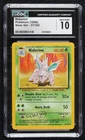 Nidorino Pokemon Base Set CGC 10 Gem Mint 1999